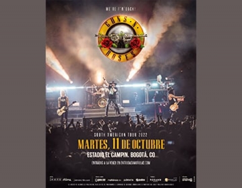 Guns N&#039; Roses vuelven a Colombia
