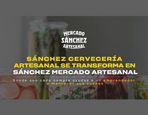 Canasta familiar artesanal en ‘Mercado de Sánchez’