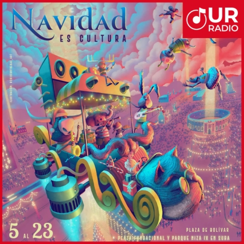 Una Ciudad Imaginada: La Magia De La Navidad Y La Tecnología Se Apoderan De La Plaza de Bolívar