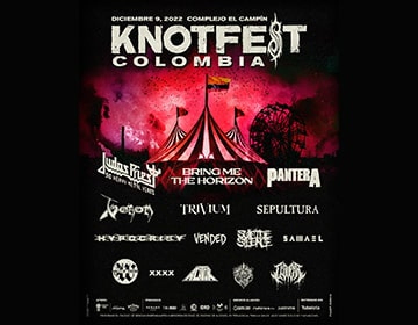 Regresa Knotfest a Colombia, 9/12 Complejo El Campín