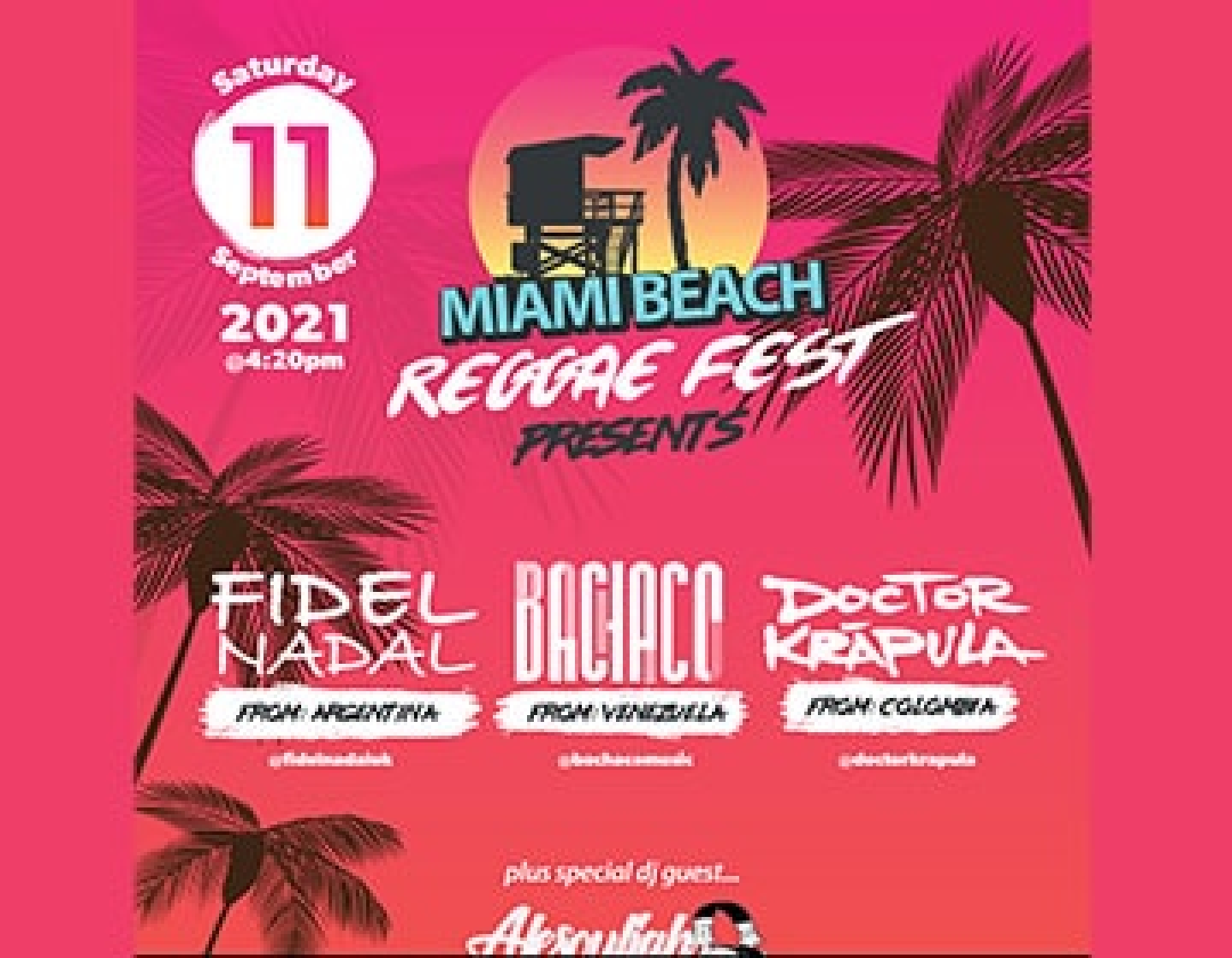 Miami Beach Reggae fest 2021