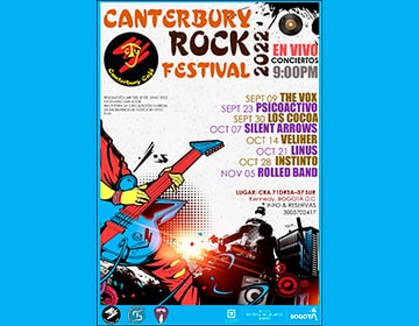 Canterbury Rock Festival 2022, música en vivo  para los amantes del rock