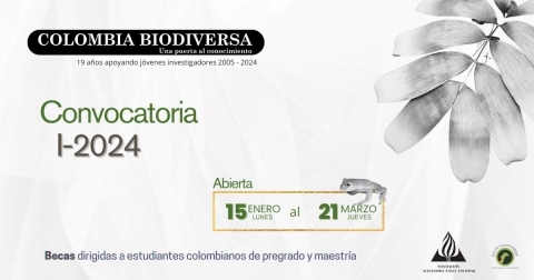 Becas Colombia Biodiversa y Floricultura Biodiversa apoyan la investigación en biodiversidad