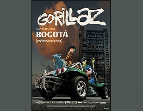 Gorillaz celebrará 20 años de carrera en Bogotá